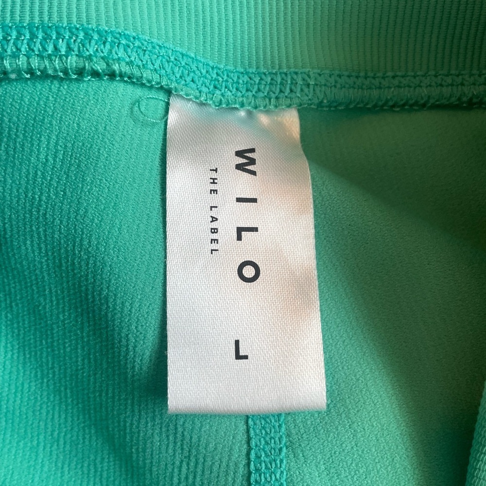 Wilo the Label Summer Green Bike Shorts Size Large - Picture 3 of 5